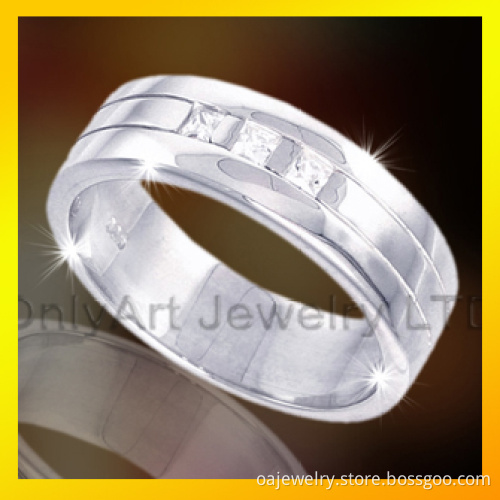 Engraving Fashion Sterling Silver Ring